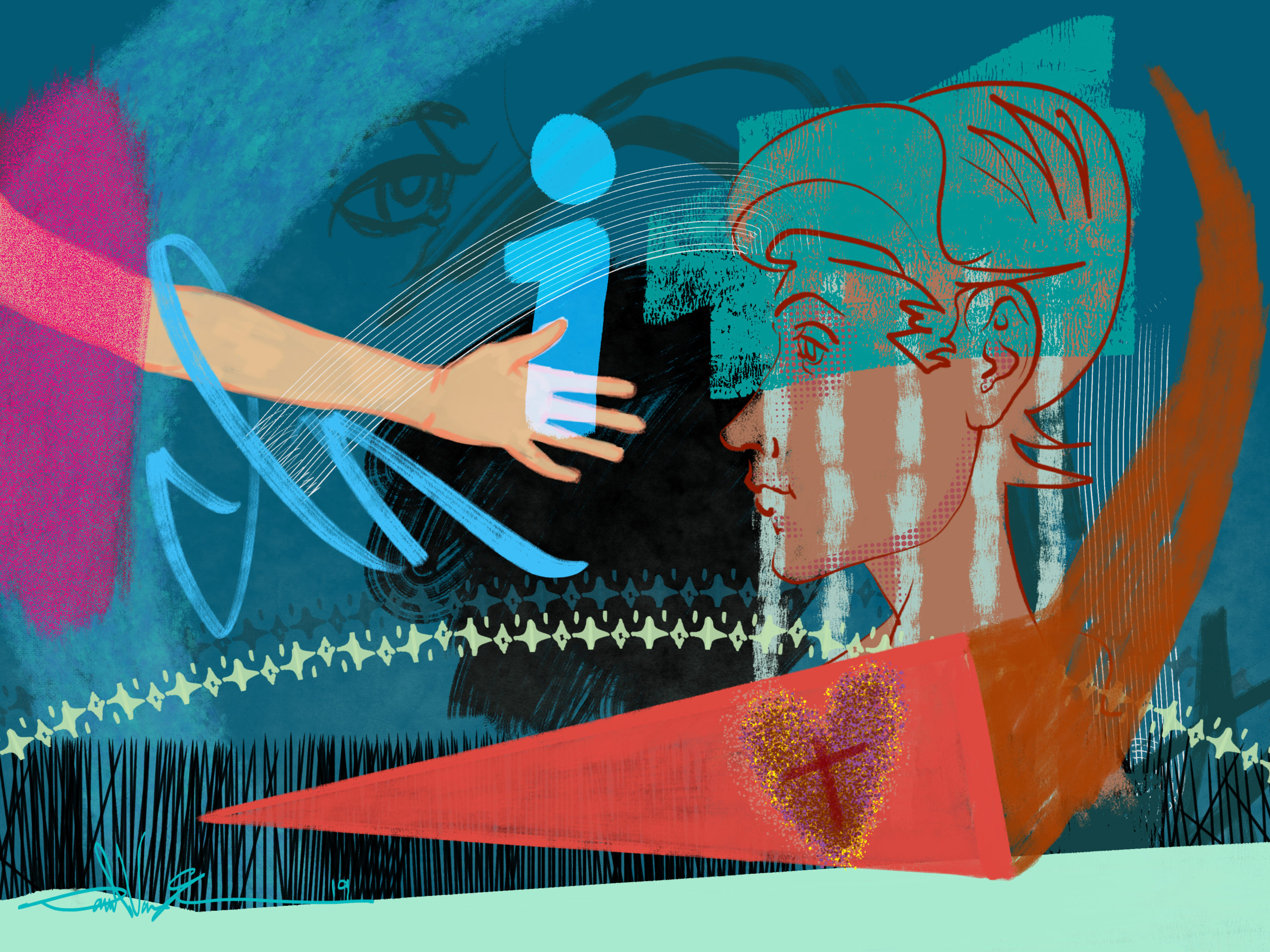 In My Mind's I - Digital Art, 2019