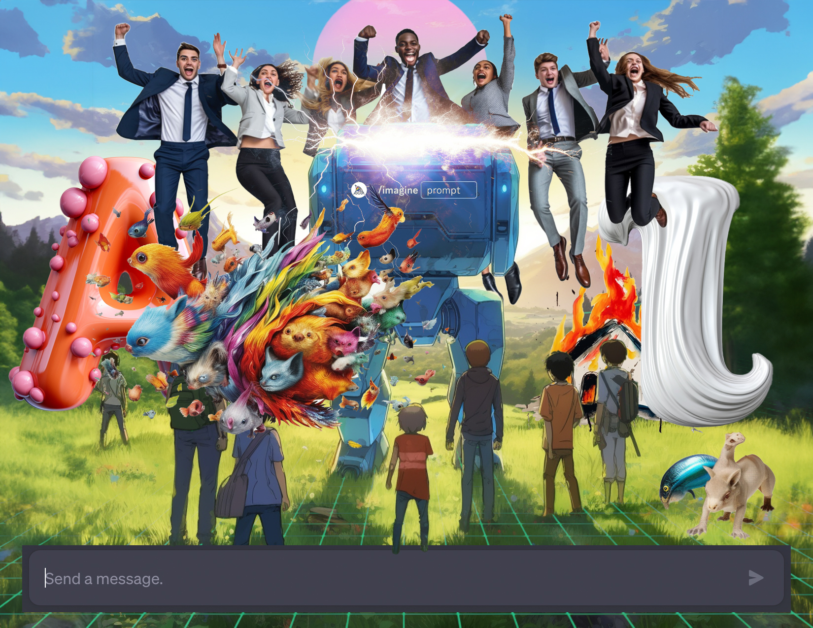 Introduction to AI, Digital Art, 2023