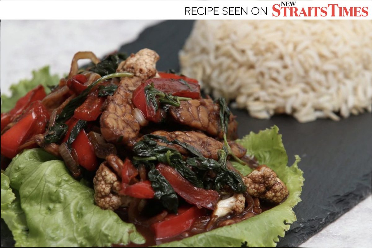 Basil Tempeh Stir-Fry
