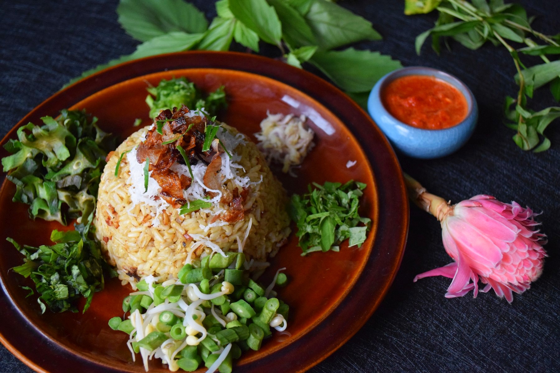 Nasi Oo-Laa-Lam (Malay Herb Rice)