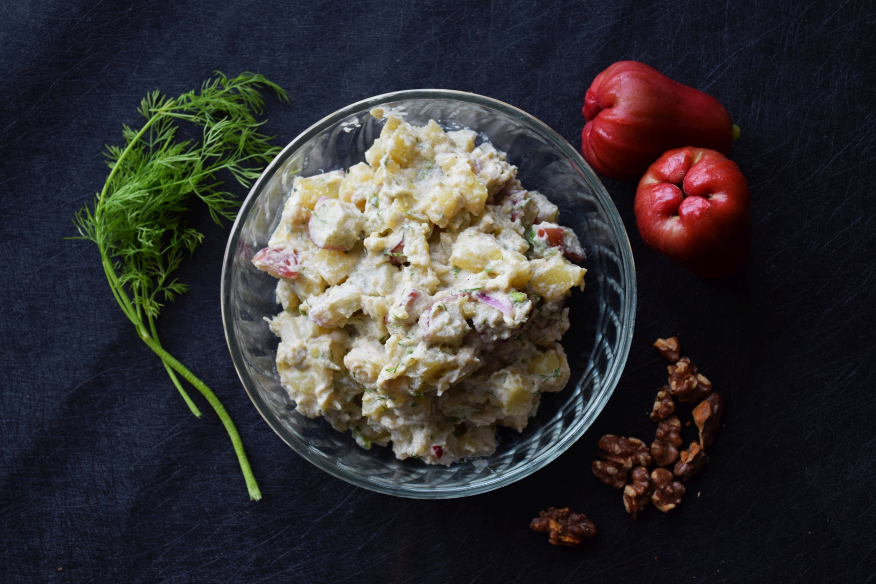 Potato Salad with Water Apple (Jambu Air)