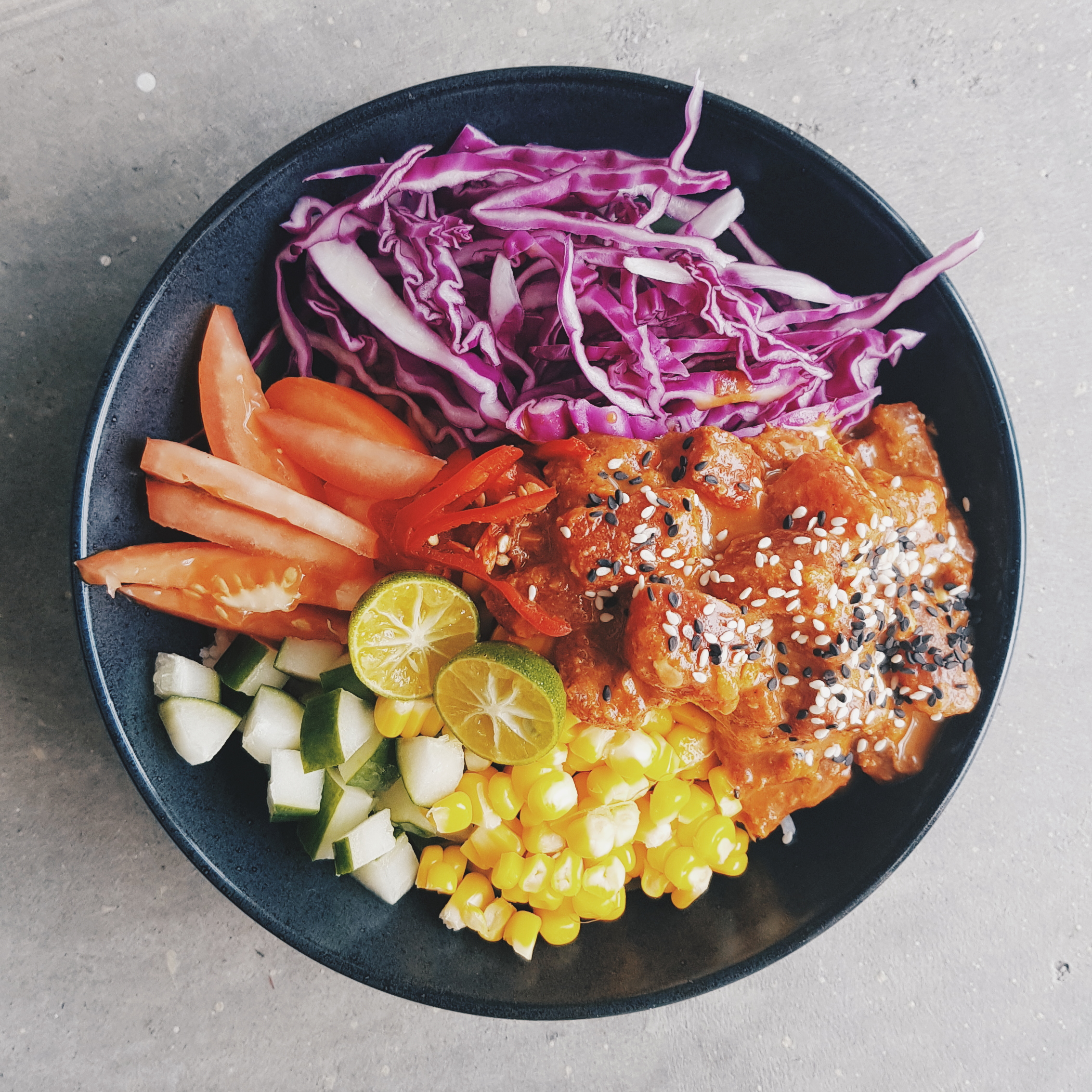 Watermelon Poke Bowl