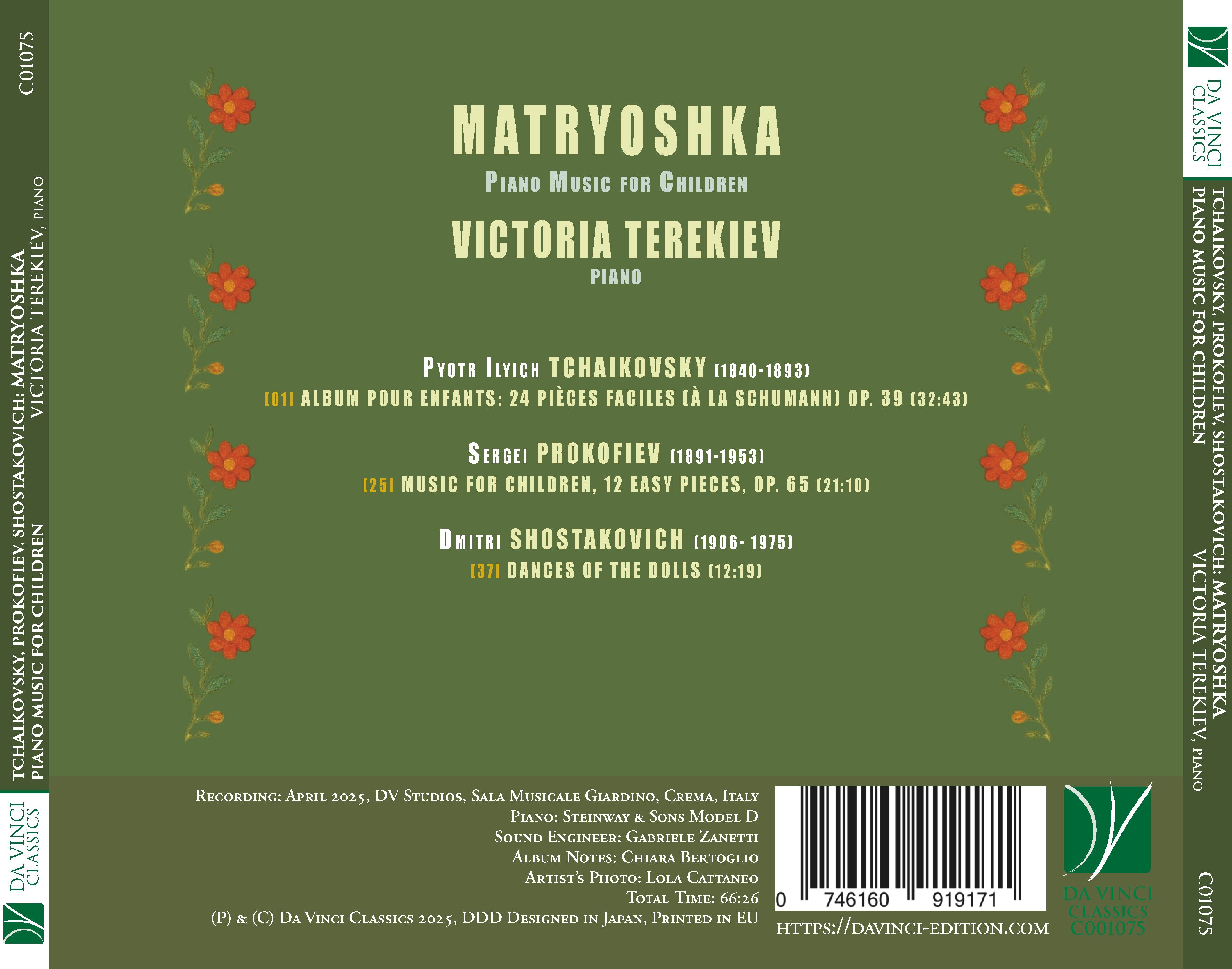 DA VINCI PUBLISHINGTchaikovsky, Prokofiev, Shostakovich: Matryoshka