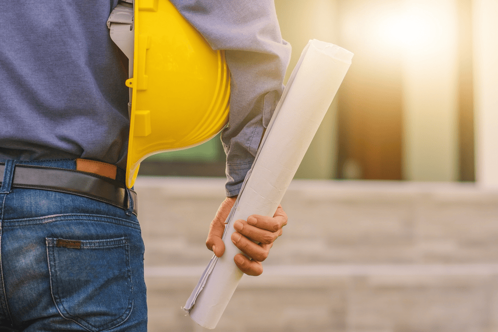 construction lawyer working with construction project manager in PA