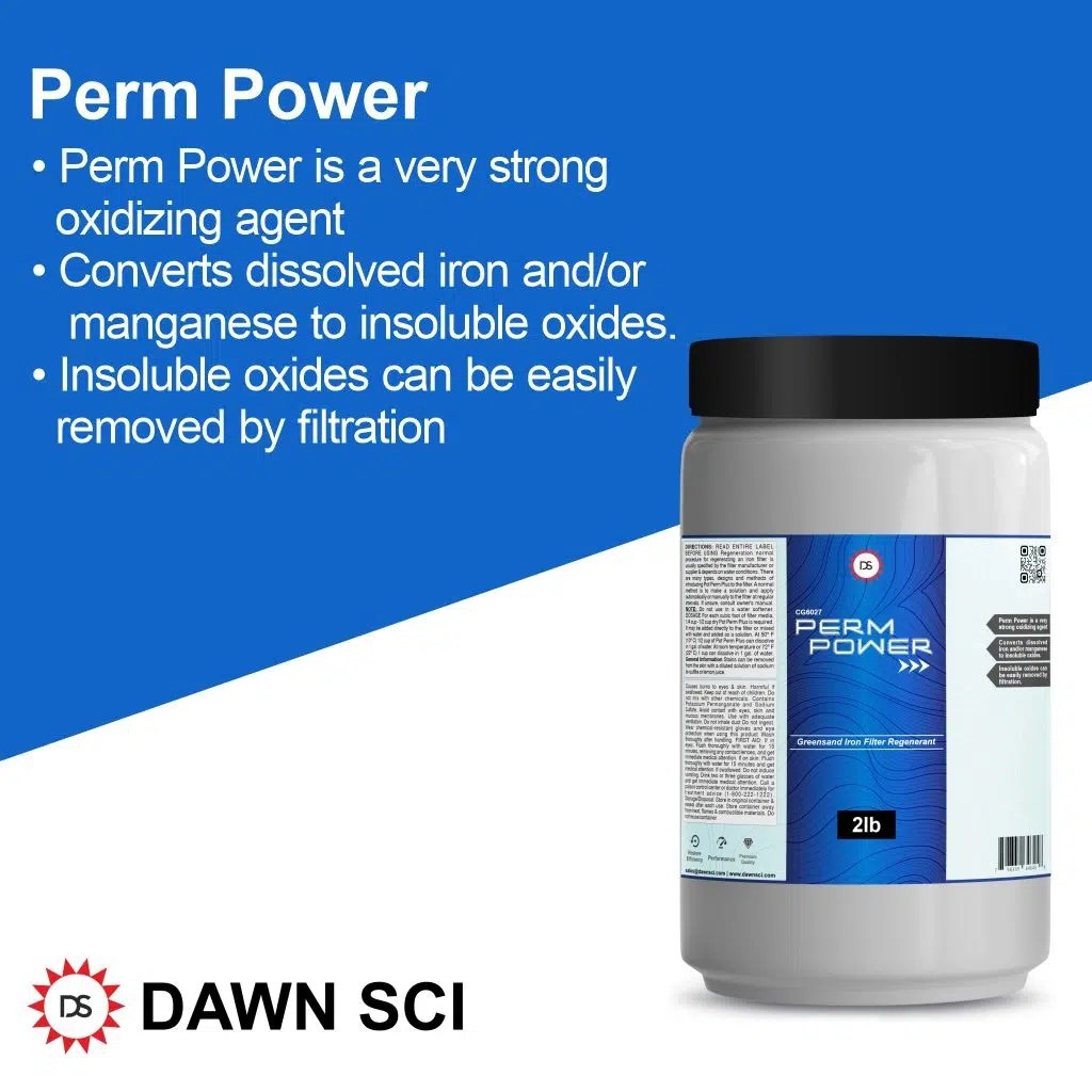 Very Strong Oxidizing Agent Perm Power: Easily Remove Iron and 