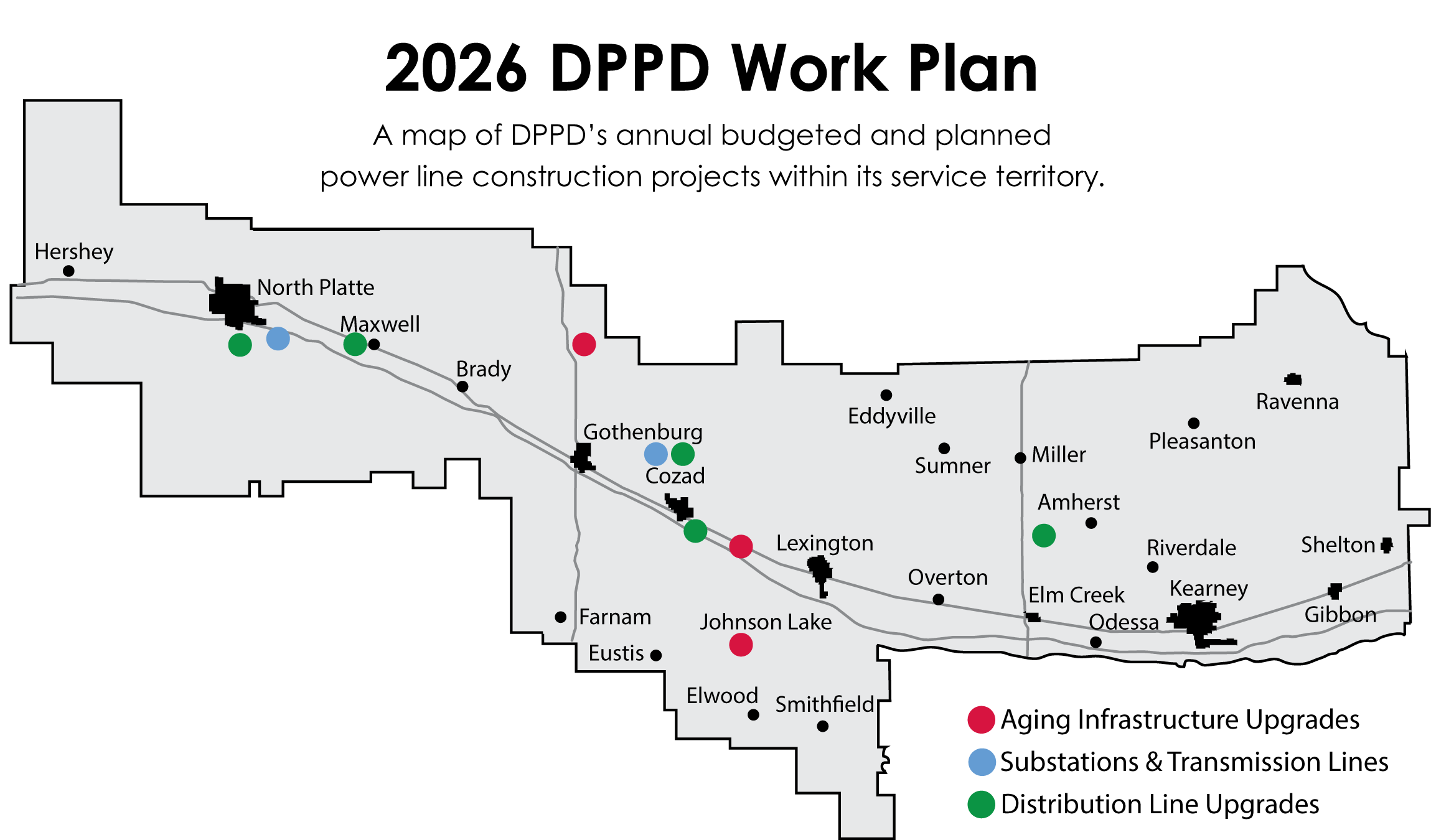 2026 Work Plan Focuses On Reliability Dawson Public Power District 2026 DPPD Work Plan 