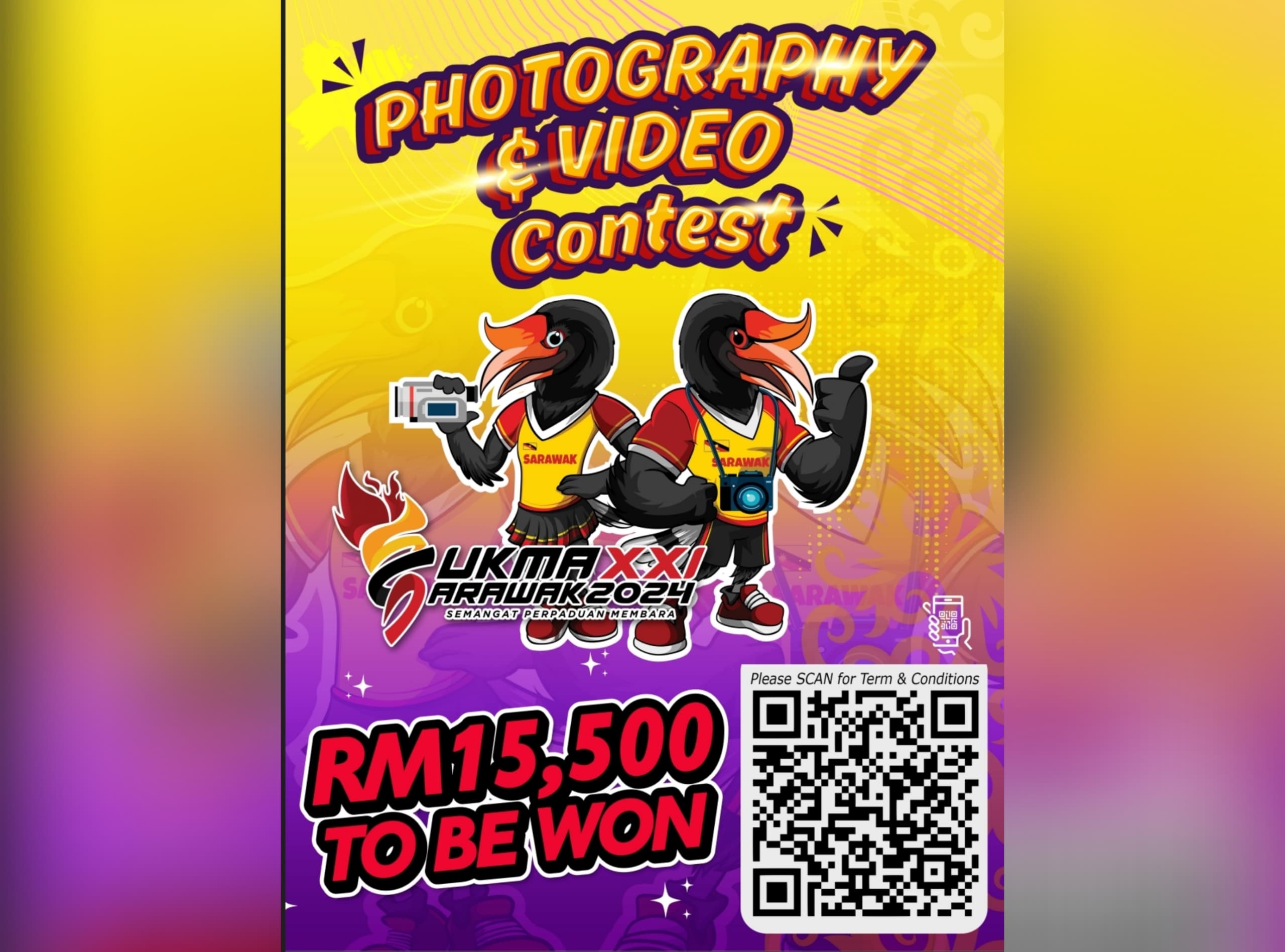 Submit photos, videos from Sukma Sarawak 2024 and win cash prizes worth RM15,500