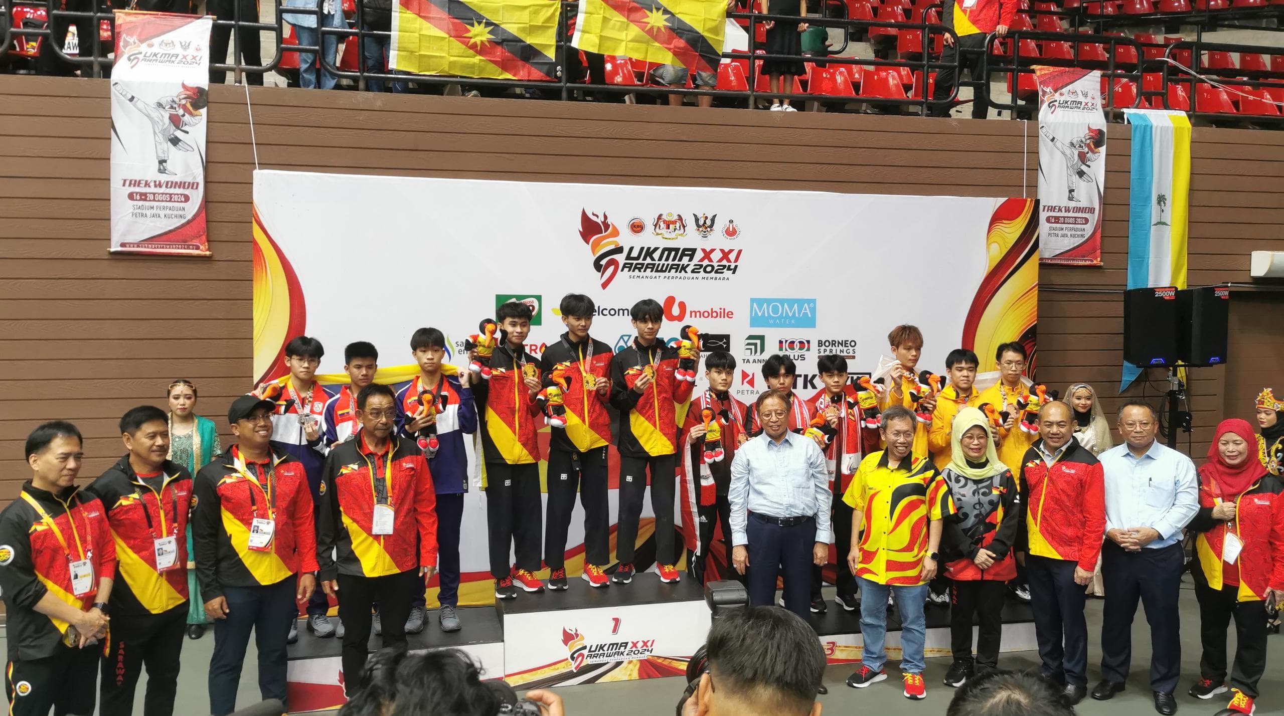 Sukma 2024: Sarawak’s taekwondo squad contributes 2 gold, 1 silver, 1 bronze