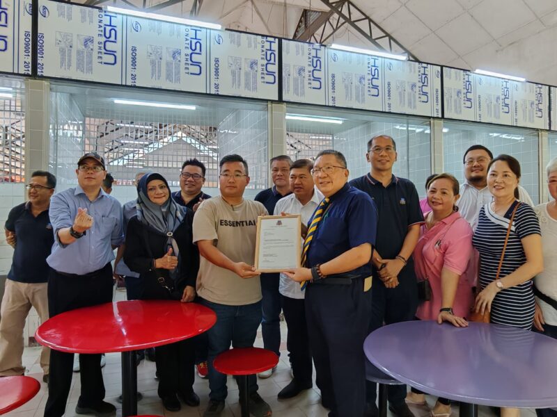 Sg Apong Market upgrade completed one month early; features new look, improved facilities