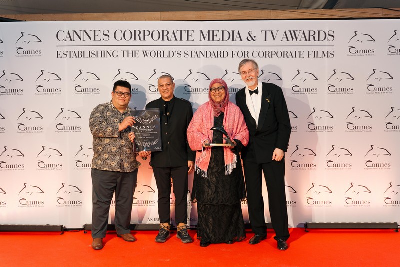 S’wak Tourism Board wins Black Dolphin Trophy at Cannes Corporate Media & TV Awards 2026 in France