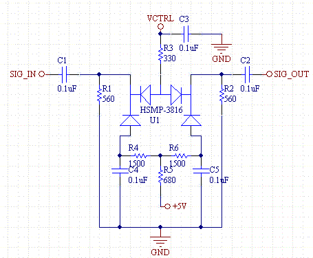 Variable Pin Diode Attenuator Daycounter