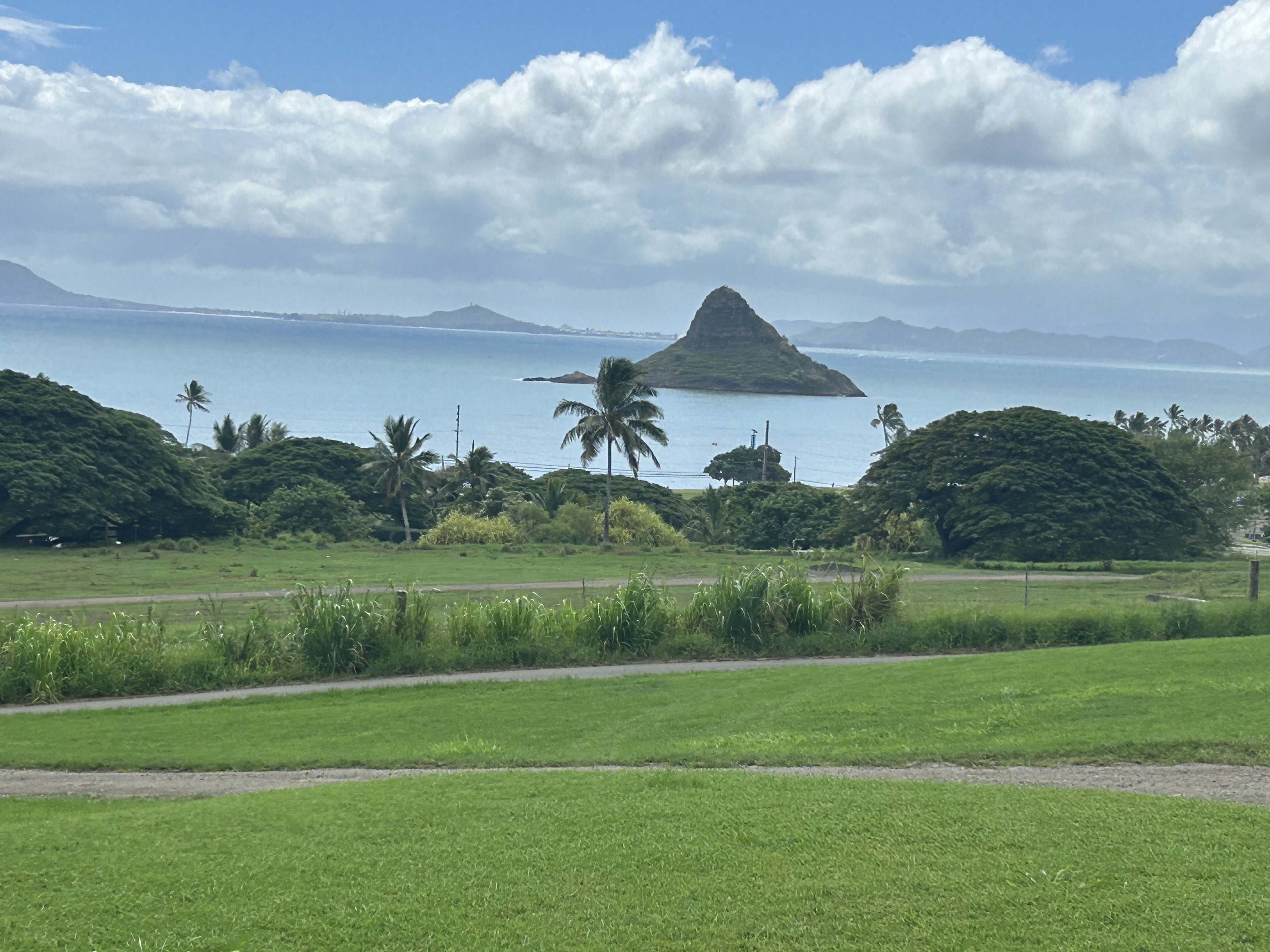 Ocean and island view from Kualoa Ranch