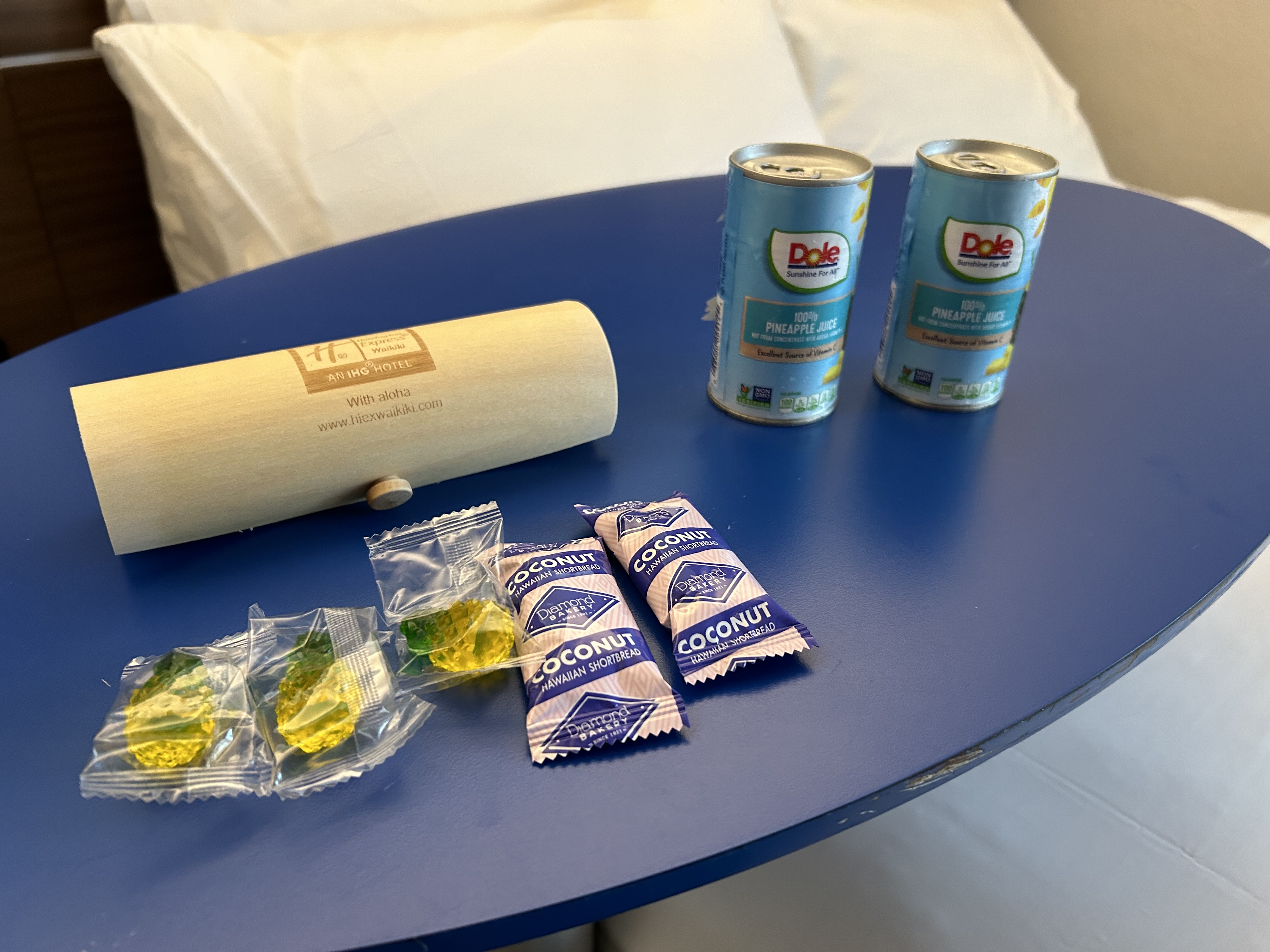 Welcome items 