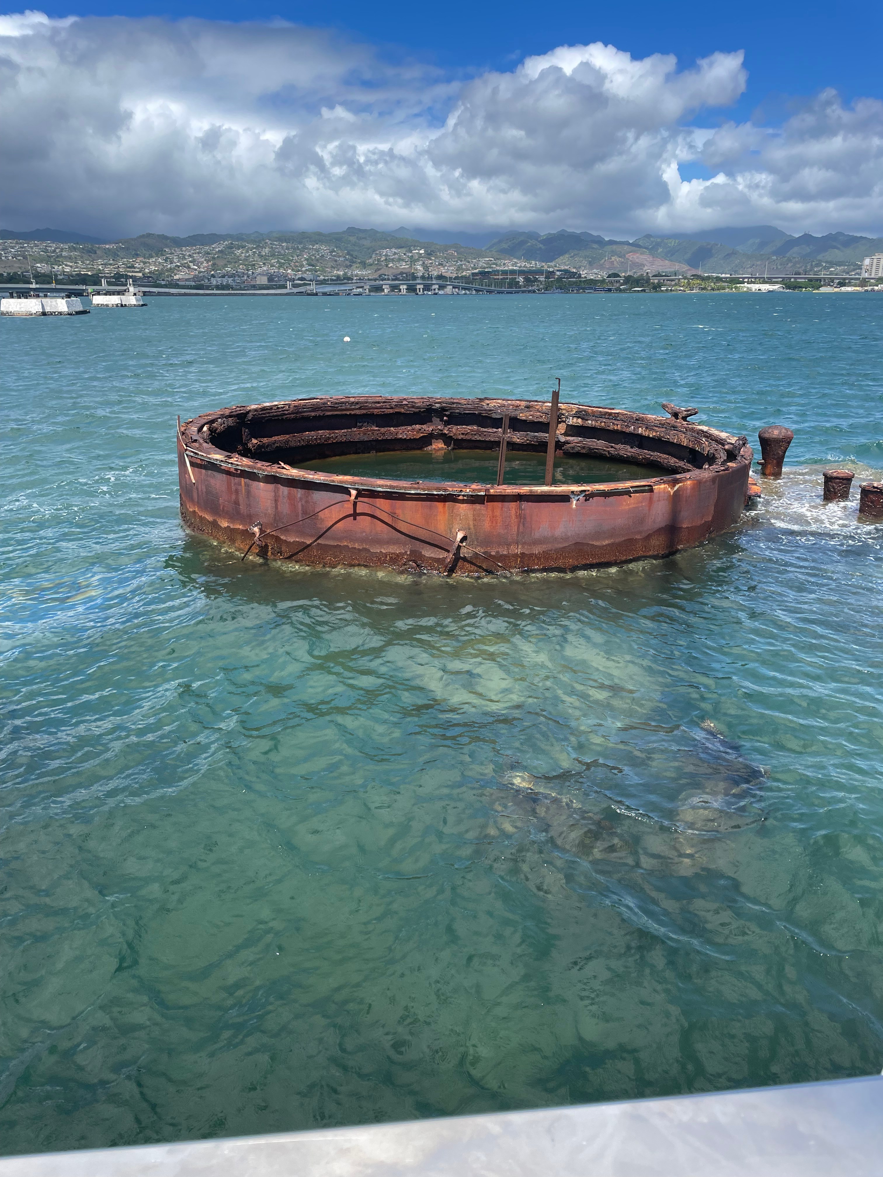Part of the USS Arizona
