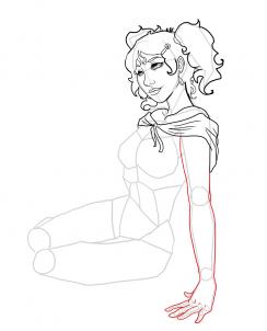 нарисовать обнаженную женщину