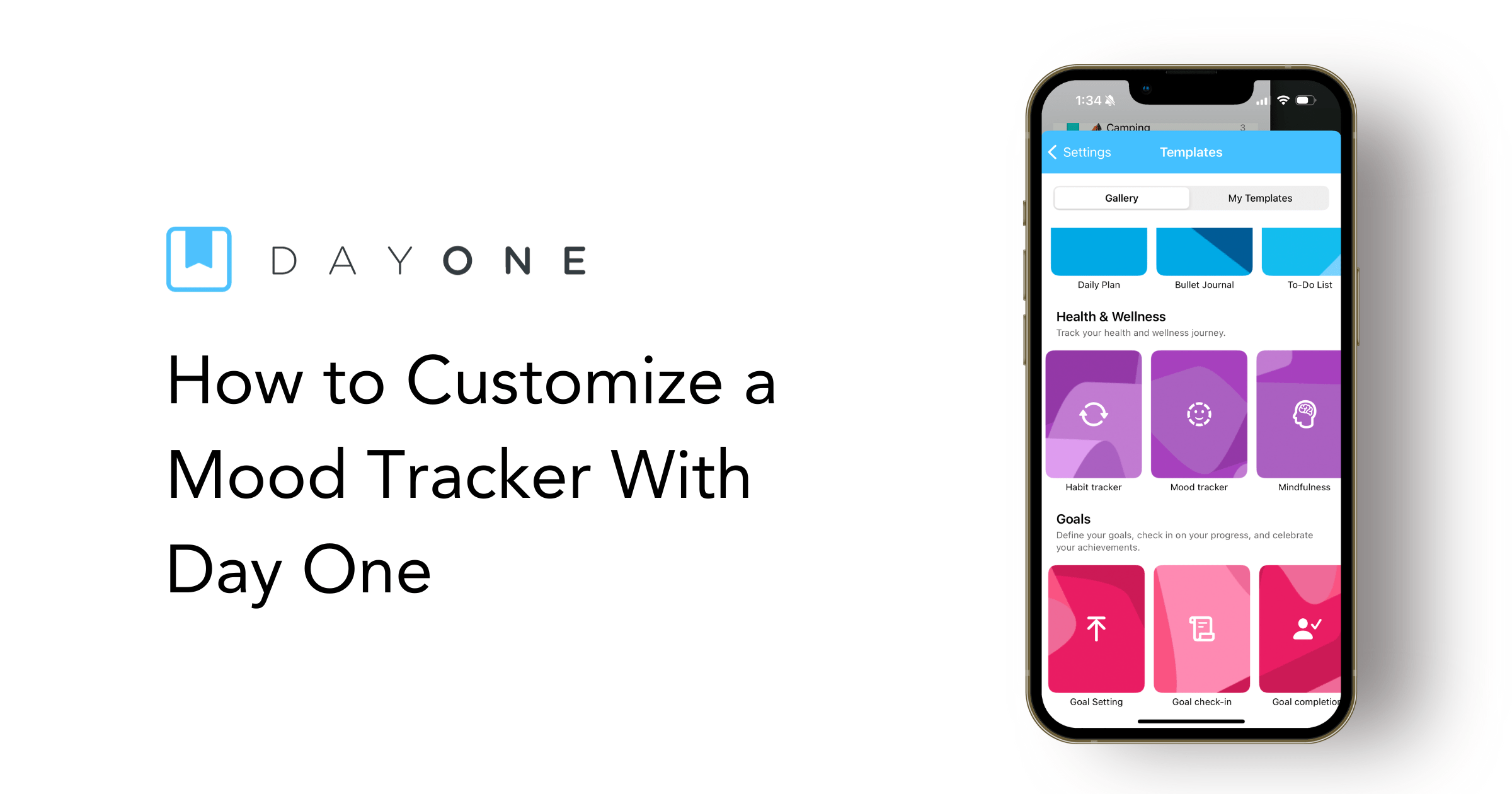 How to customize a mood tracker with day one