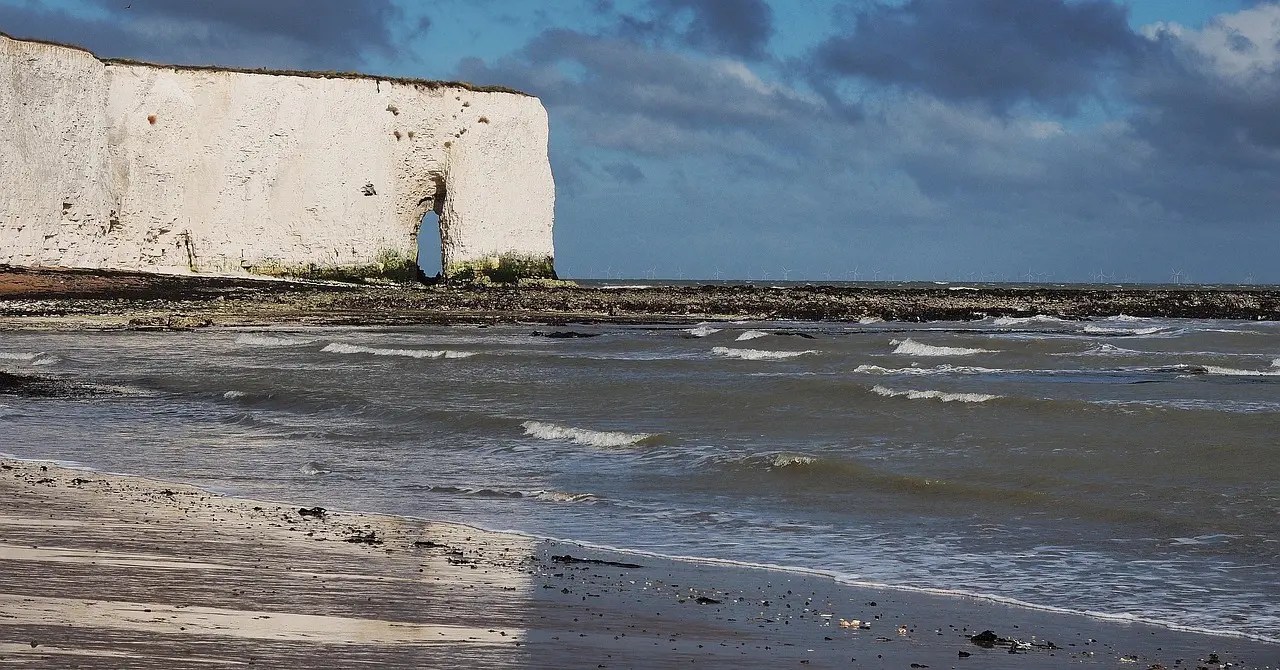 Chalk cliffs in Kent
