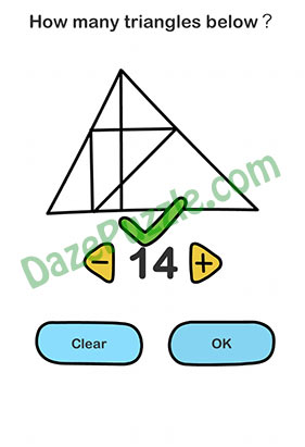 kunci jawaban brain out level 165 terpecahkan pada aplikasi ini cukup gulir di bawah ini untuk menemukan semua jawaban game ini dalam satu halaman ini. Brain Out Level 164 Answer Updated How Many Triangles Below Daze Puzzle