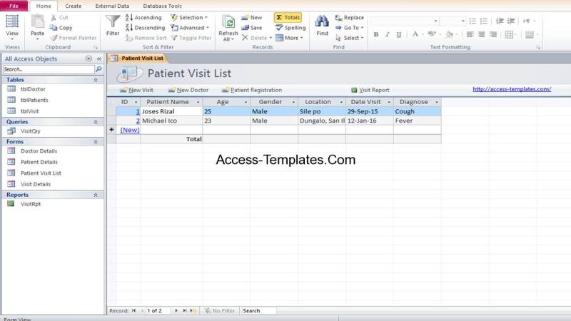 Excel Database Template Download Db Excel Com - Best Space Patterns in Retina