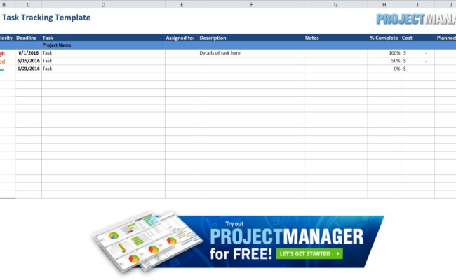 Guide To Excel Project Management - Projectmanager Inside Document ...