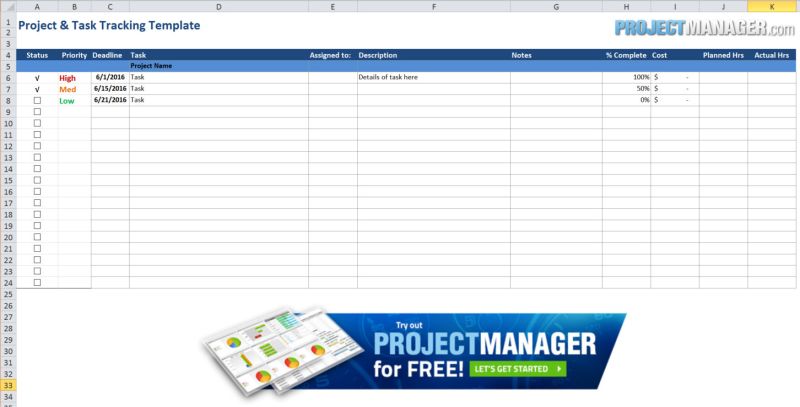 Guide To Excel Project Management Projectmanager Inside Excel Project - Best Landscape Photos in Full HD