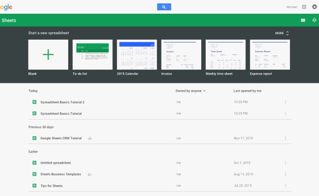 Google Docs Spreadsheet Tutorial With Google Sheets 101: The Beginner's ...