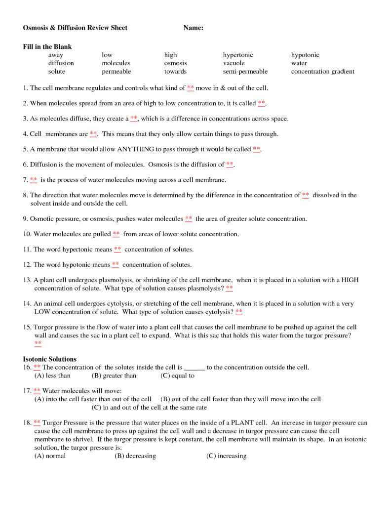 Osmosis Homework Help Pdf Osmosis Diffusion - Professional Colorful Image - Full HD