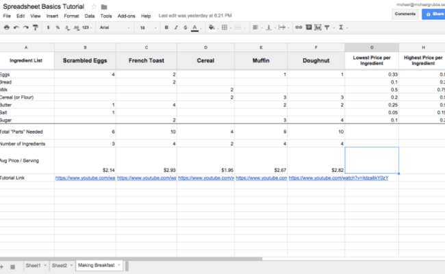 How To Create Spreadsheet In Google Docs In Google Sheets 101: The ...