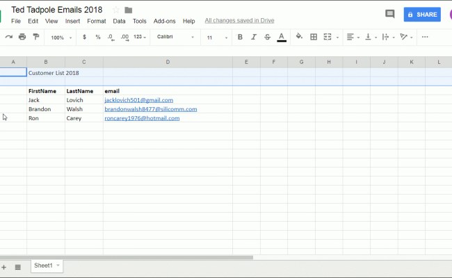 How To Send Multiple Emails From Excel Spreadsheet Within How To Send A ...