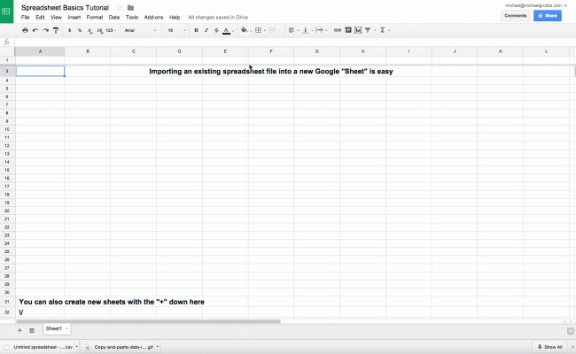 How To Share Spreadsheet Online Throughout Google Sheets 101: The Beginner's Guide To Online ...