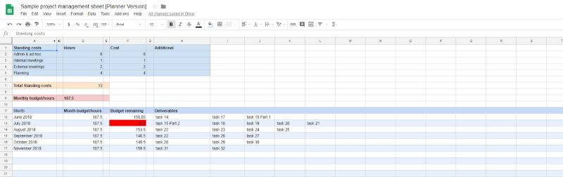 Project Planning Google Spreadsheet Db Excel Com - Premium Sunset Background Gallery - Desktop