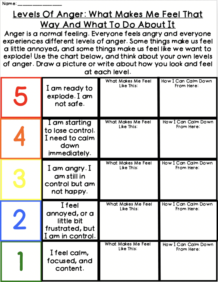 anger management exercises for adults worksheets in recovery db excelcom