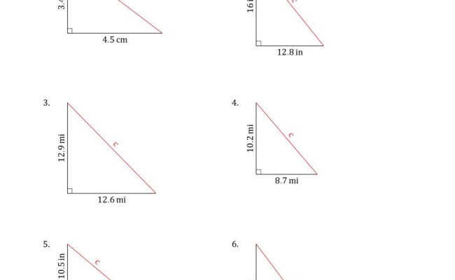 Calculate The Hypotenuse Using Pythagorean Theorem No — Db-excel.com