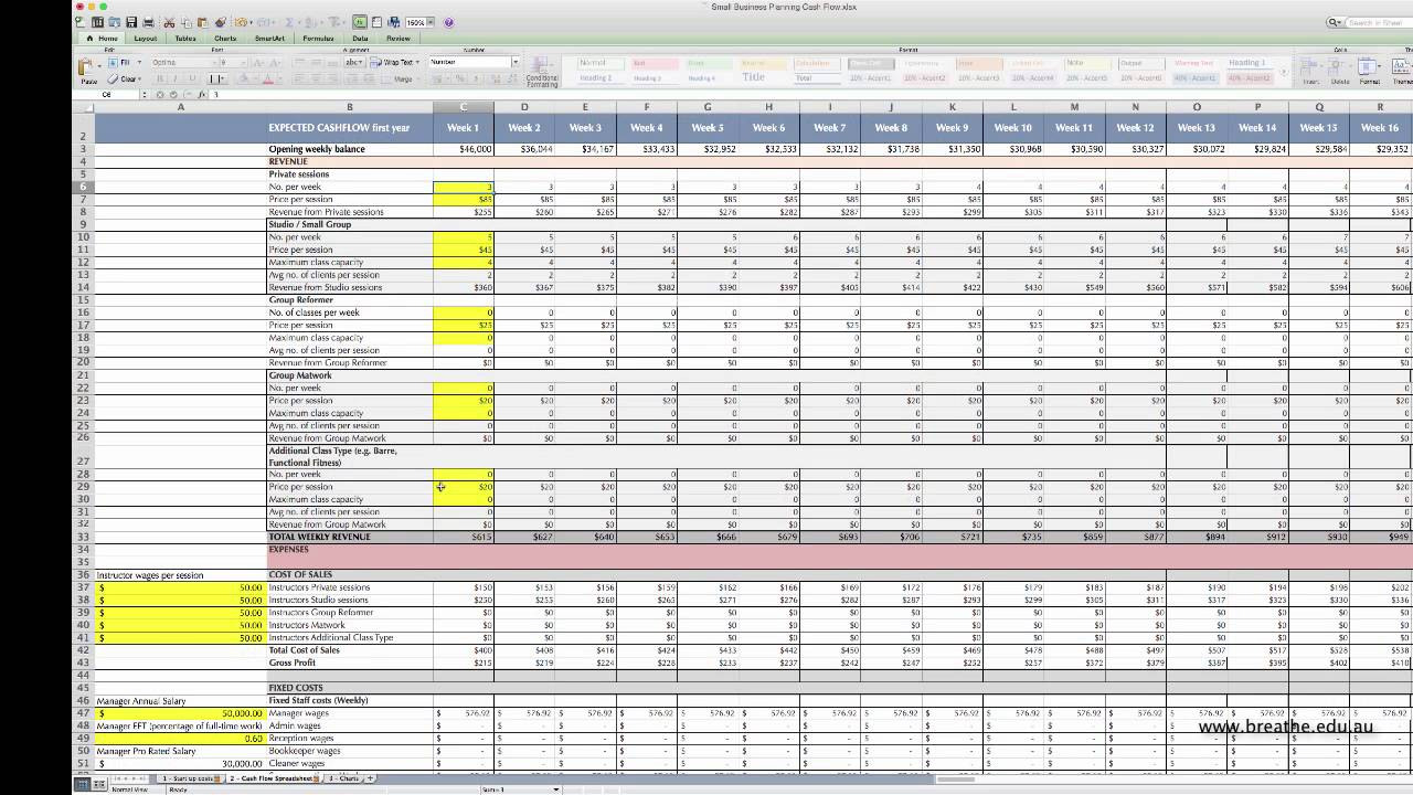 Cash flow excel formula statement format indirect method — db-excel.com