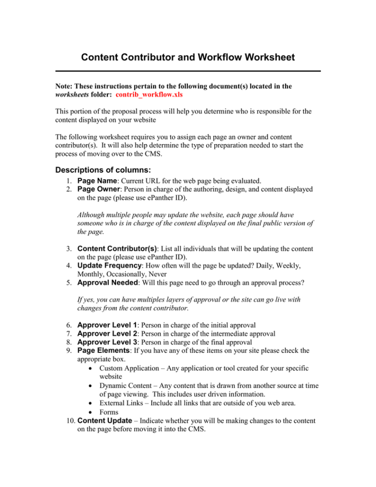 Will preparation worksheet — db-excel.com