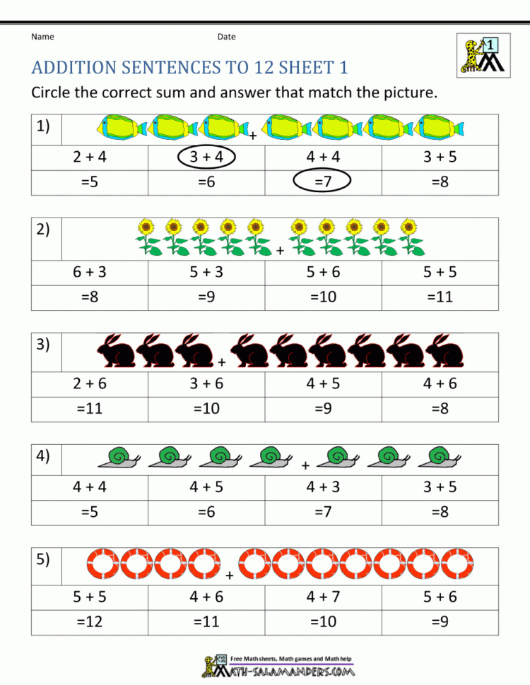 first grade addition worksheets db excelcom