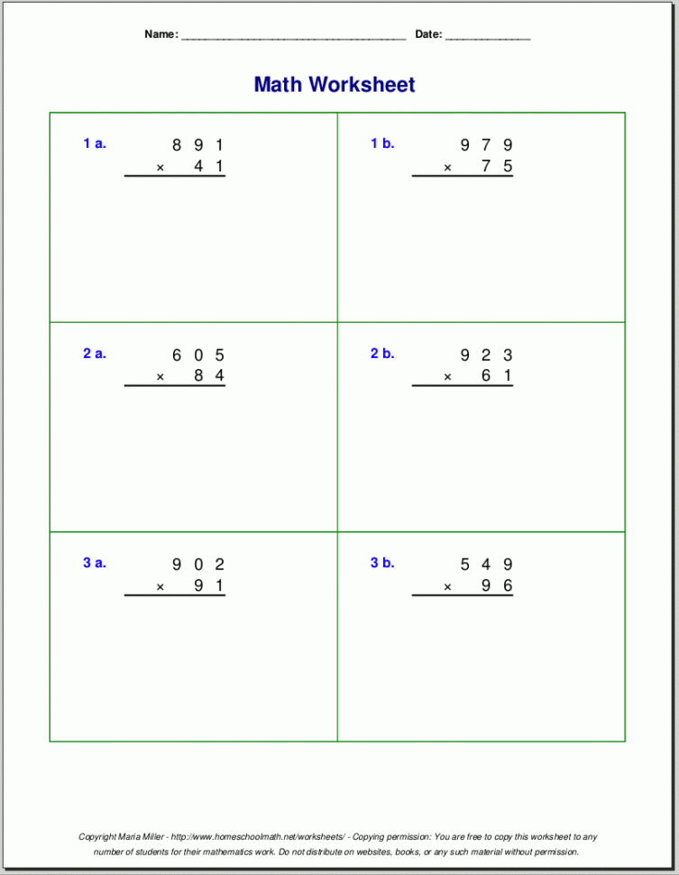 2 digit by 2 digit multiplication worksheets pdf db excelcom