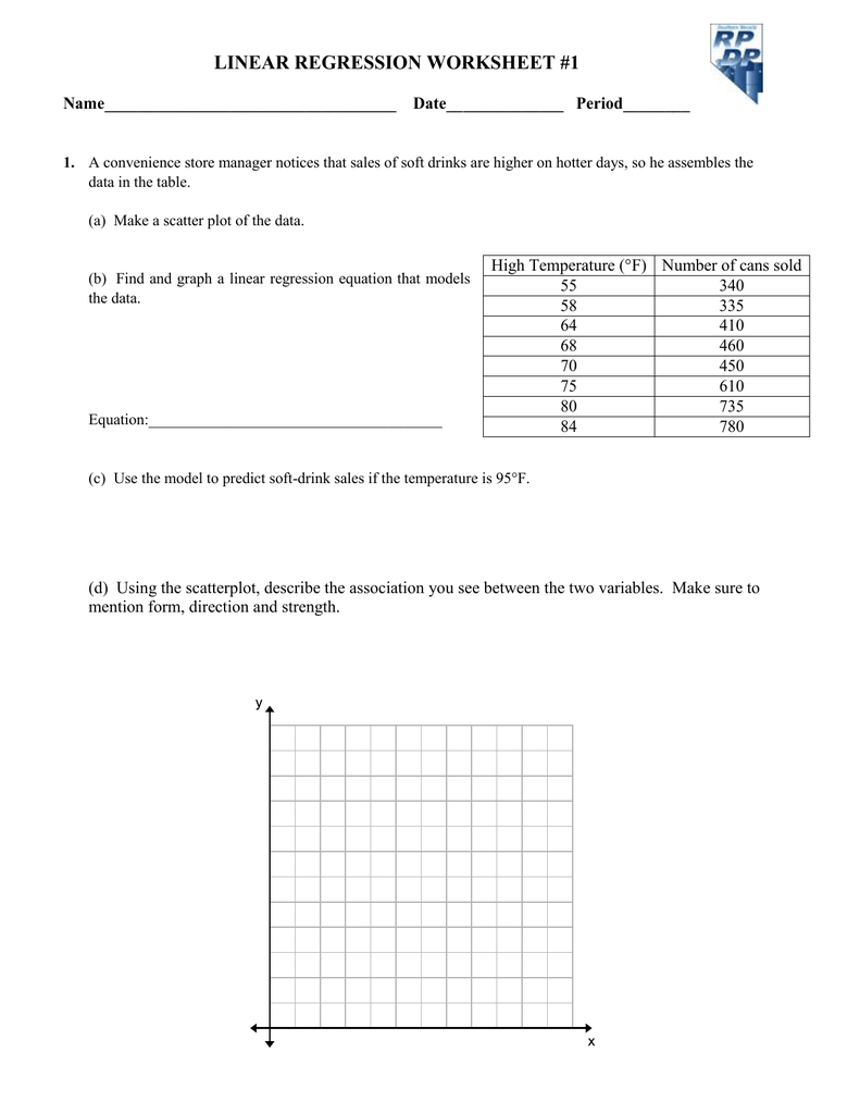 Linear regression worksheet answers — db-excel.com