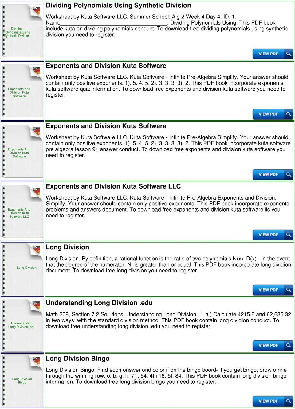 long division of polynomials kuta pdf db excelcom