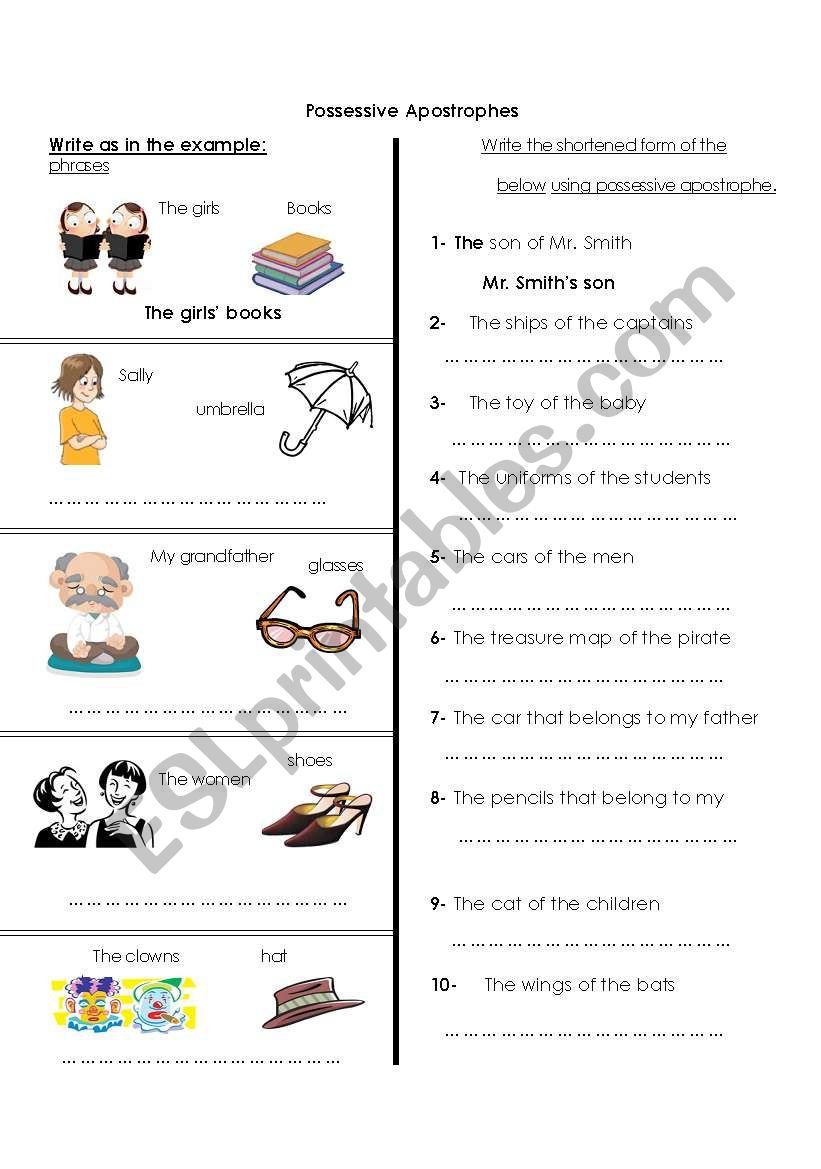 apostrophe worksheets with answer key db excelcom