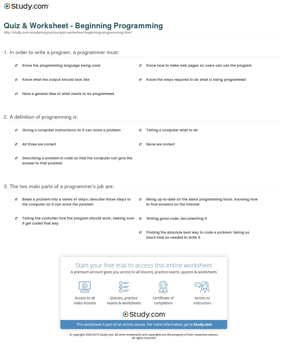 coding worksheets middle school db excelcom