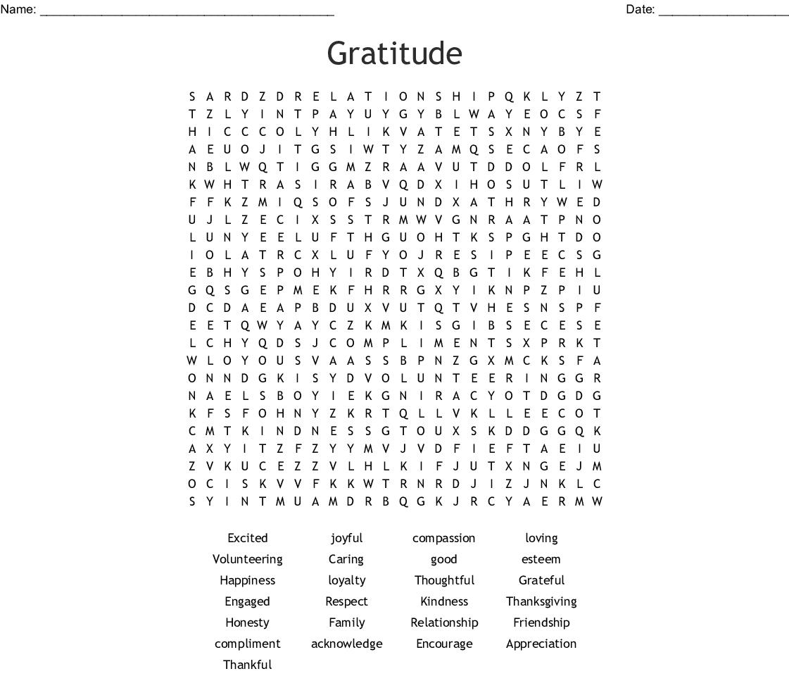 selfesteem word search word db excelcom