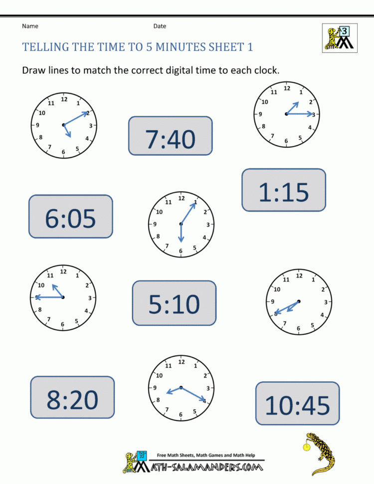 clock worksheets grade 1 db excelcom