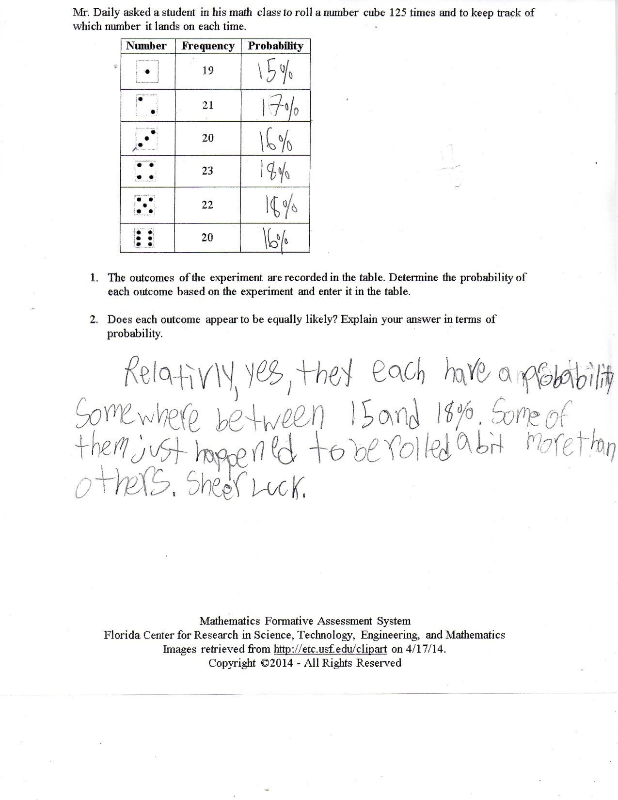 theoretical and experimental probability worksheet 7th grade db excelcom