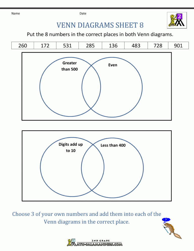 venn diagrams worksheets with answers db excelcom