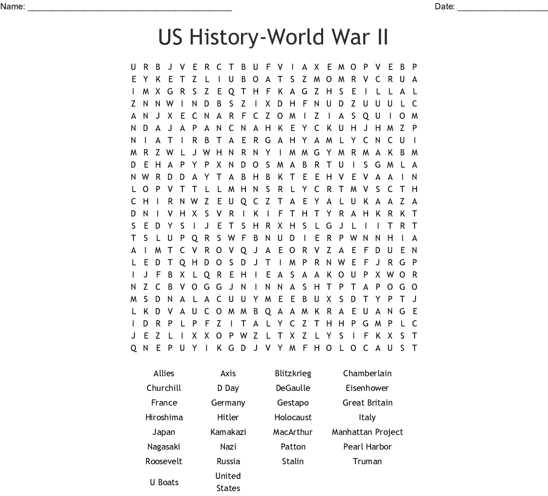 wwii-word-search-worksheet-by-puzzles-to-print-tpt-pin-on-4th-grade-activities