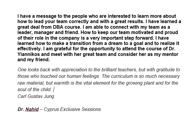 Dr. Nahid Cyprus Exclusive Session
