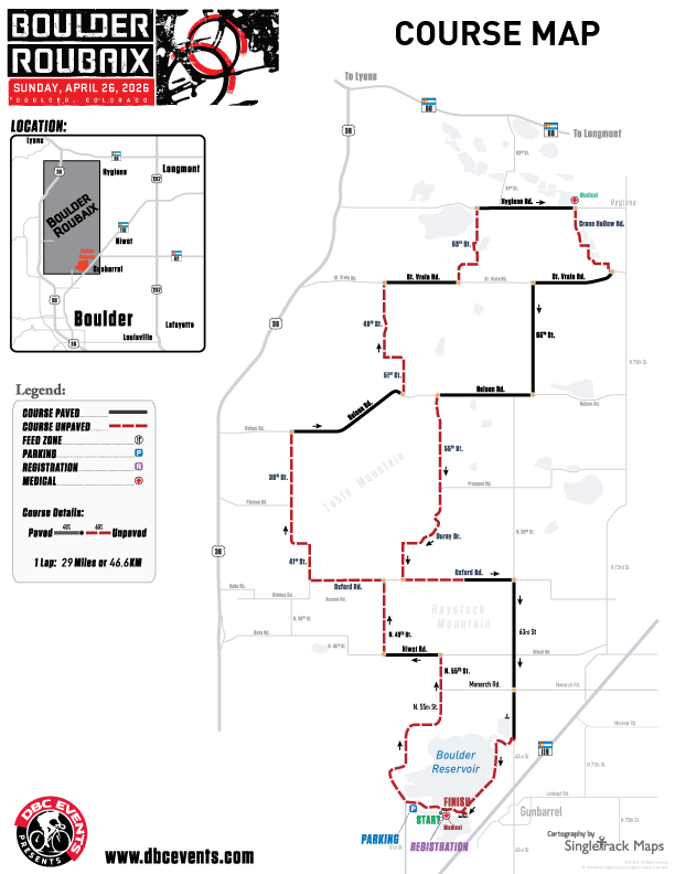 2026 Course Description DBC Events 2026 Boulder Roubaix Course Map Revised V2 1 