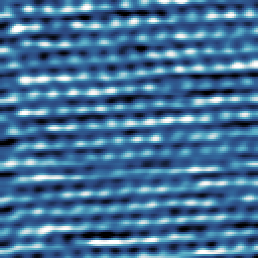 Graphite atoms. Constant current. 50 mV, 1 nA.