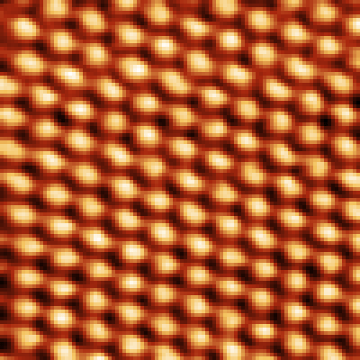 Graphite atoms. Constant height. 50 mV.